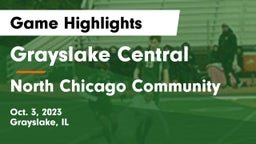 Grayslake Central  vs North Chicago Community  Game Highlights - Oct. 3, 2023