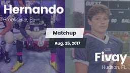 Matchup: Hernando  vs. Fivay  2017