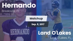 Matchup: Hernando  vs. Land O'Lakes  2017