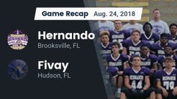 Recap: Hernando  vs. Fivay  2018