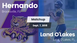 Matchup: Hernando  vs. Land O'Lakes  2018