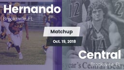 Matchup: Hernando  vs. Central  2018