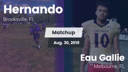 Matchup: Hernando  vs. Eau Gallie  2019