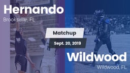 Matchup: Hernando  vs. Wildwood  2019