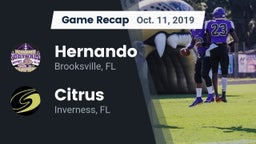 Recap: Hernando  vs. Citrus  2019