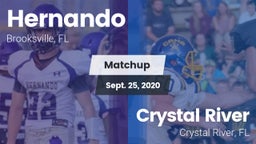 Matchup: Hernando  vs. Crystal River  2020