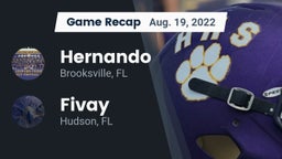 Recap: Hernando  vs. Fivay  2022