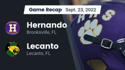 Recap: Hernando  vs. Lecanto  2022