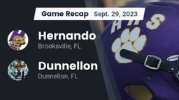 Recap: Hernando  vs. Dunnellon  2023