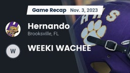 Recap: Hernando  vs. WEEKI WACHEE 2023