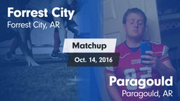 Matchup: Forrest City High vs. Paragould  2016