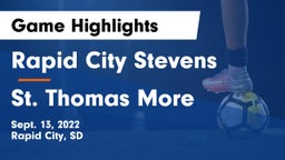 Rapid City Stevens  vs St. Thomas More  Game Highlights - Sept. 13, 2022