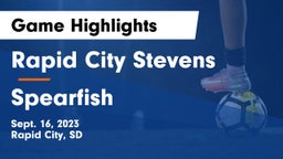 Rapid City Stevens  vs Spearfish  Game Highlights - Sept. 16, 2023