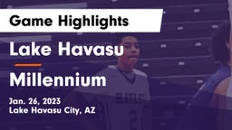 Lake Havasu  vs Millennium   Game Highlights - Jan. 26, 2023