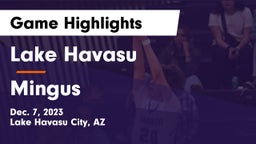 Lake Havasu  vs Mingus Game Highlights - Dec. 7, 2023