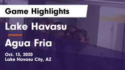 Lake Havasu  vs Agua Fria Game Highlights - Oct. 13, 2020