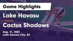 Lake Havasu  vs Cactus Shadows  Game Highlights - Aug. 31, 2022