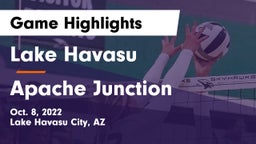 Lake Havasu  vs Apache Junction  Game Highlights - Oct. 8, 2022