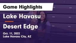Lake Havasu  vs Desert Edge  Game Highlights - Oct. 11, 2022