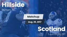 Matchup: Hillside  vs. Scotland  2017