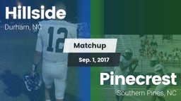 Matchup: Hillside  vs. Pinecrest  2017