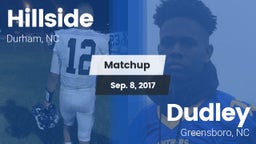 Matchup: Hillside  vs. Dudley  2017