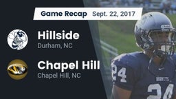 Recap: Hillside  vs. Chapel Hill  2017