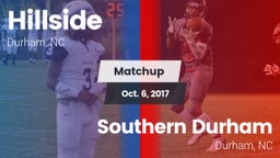 Matchup: Hillside  vs. Southern Durham  2017