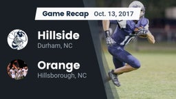 Recap: Hillside  vs. Orange  2017