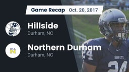 Recap: Hillside  vs. Northern Durham  2017