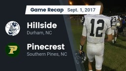 Recap: Hillside  vs. Pinecrest  2017