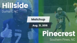 Matchup: Hillside  vs. Pinecrest  2018