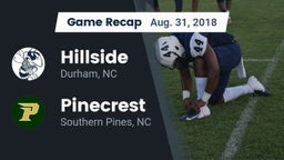 Recap: Hillside  vs. Pinecrest  2018