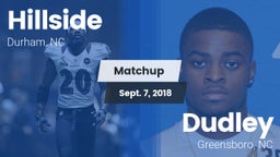 Matchup: Hillside  vs. Dudley  2018