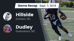 Recap: Hillside  vs. Dudley  2018