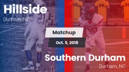 Matchup: Hillside  vs. Southern Durham  2018