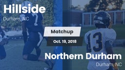 Matchup: Hillside  vs. Northern Durham  2018