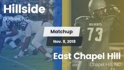 Matchup: Hillside  vs. East Chapel Hill  2018