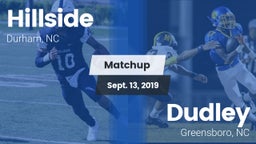 Matchup: Hillside  vs. Dudley  2019