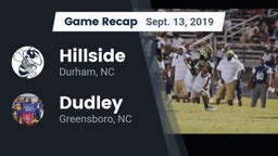 Recap: Hillside  vs. Dudley  2019