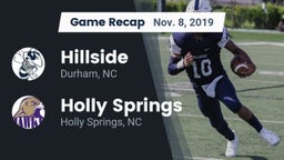 Recap: Hillside  vs. Holly Springs  2019