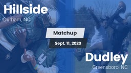 Matchup: Hillside  vs. Dudley  2020