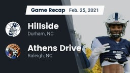 Recap: Hillside  vs. Athens Drive  2021