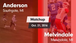 Matchup: Anderson  vs. Melvindale  2016