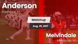Matchup: Anderson  vs. Melvindale  2017