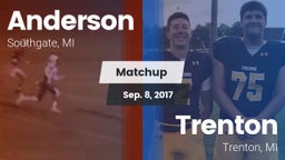 Matchup: Anderson  vs. Trenton  2017