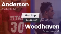 Matchup: Anderson  vs. Woodhaven  2017