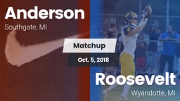 Matchup: Anderson  vs. Roosevelt  2018