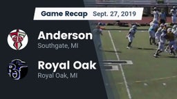 Recap: Anderson  vs. Royal Oak  2019