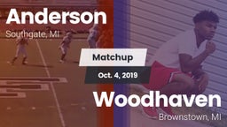 Matchup: Anderson  vs. Woodhaven  2019